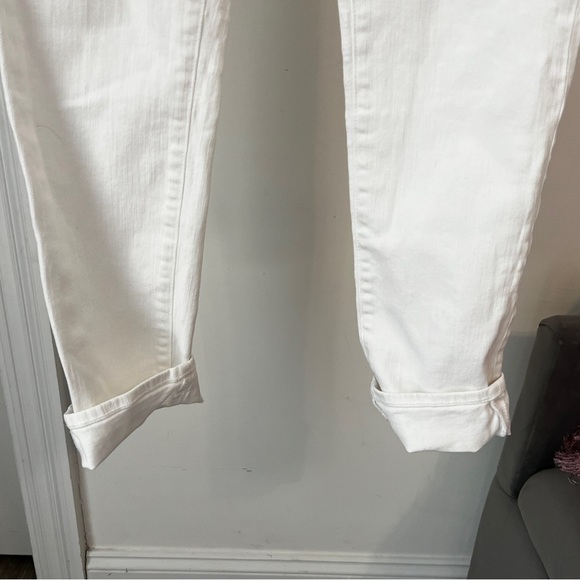 ADRIANO GOLDSCHMIED AG The Stilt Cigarette Roll Up White Denim Jeans - Picture 5 of 6